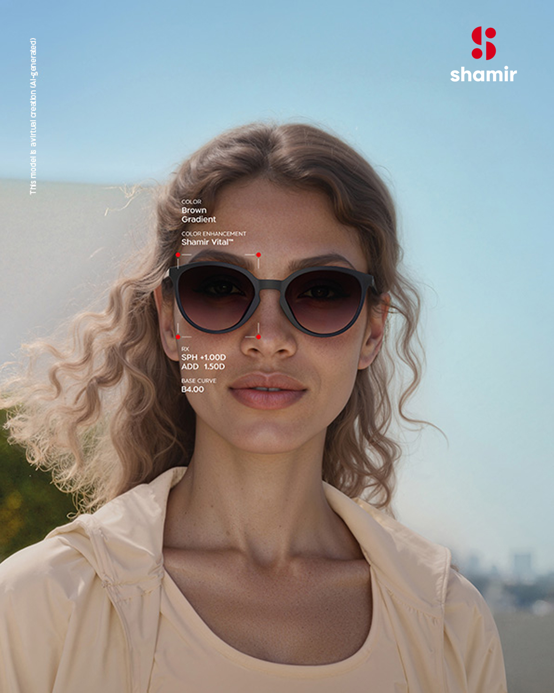 עדשות שמש שמיר Sun Intelligence עם טכנולוגיית Vital — חום מדורג (לפי שמיר)