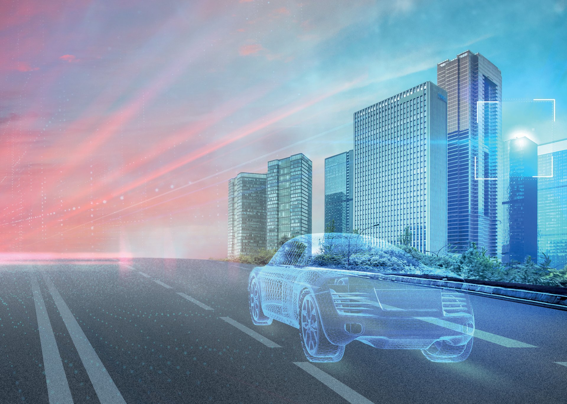 נהיגה עירונית באור יום מלא — עדשות Driver Intelligence SUN של שמיר לנהיגת יום